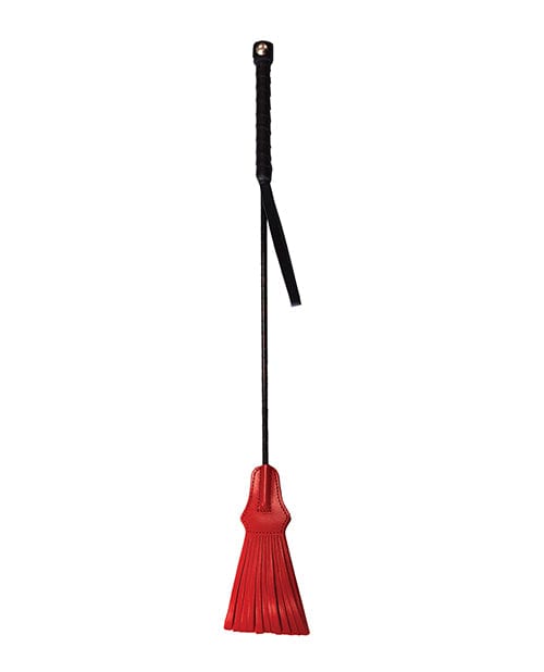 Rouge Tasseled Riding Crop - Red Bondage Blindfolds & Restraints