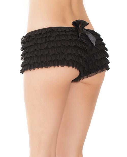 Ruffle Shorts W/back Bow Detail Lingerie - Plus/queen - Hanging