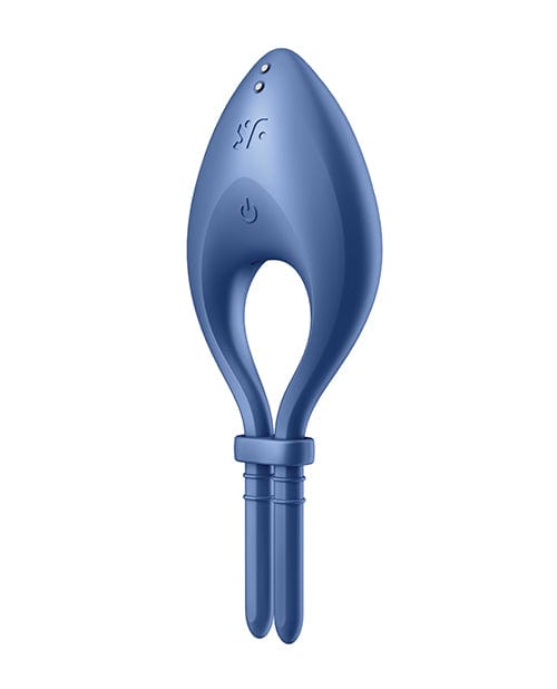 Satisfyer Bullseye Ring Vibrator - Blue Penis Enhancement