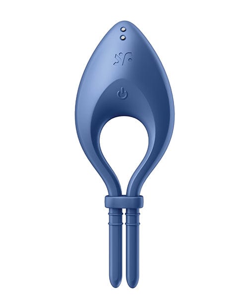 Satisfyer Bullseye Ring Vibrator - Blue Penis Enhancement