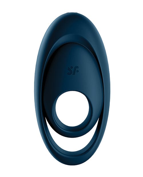 Satisfyer Glorious Duo Ring Vibrator - Dark Blue Penis Enhancement
