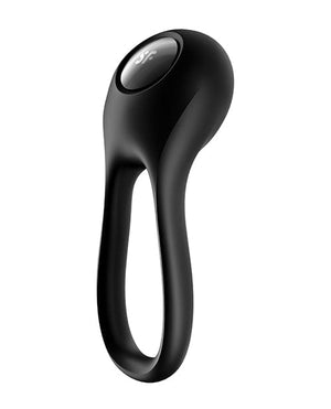 Satisfyer Majestic Duo Ring Vibrator - Black Penis Enhancement