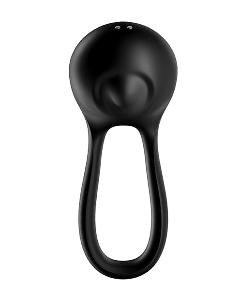 Satisfyer Majestic Duo Ring Vibrator - Black Penis Enhancement