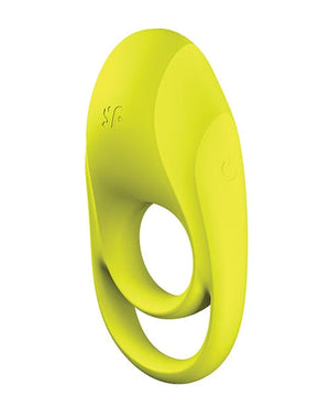 Satisfyer Spectacular Duo Ring Vibrator - Lime Green Penis Enhancement