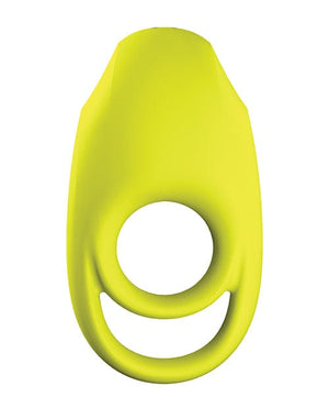 Satisfyer Spectacular Duo Ring Vibrator - Lime Green Penis Enhancement