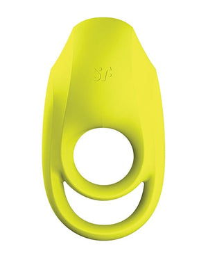 Satisfyer Spectacular Duo Ring Vibrator - Lime Green Penis Enhancement