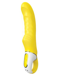 Satisfyer Vibes Yummy Sunshine - Yellow: Flexible G-Spot and Prostate Vibrator with Curved Shaft for Intense Stimulation