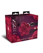 Secret Kisses Rosegasm Bloom Breathable Silicone Ball Gag - Red Bondage Blindfolds & Restraints