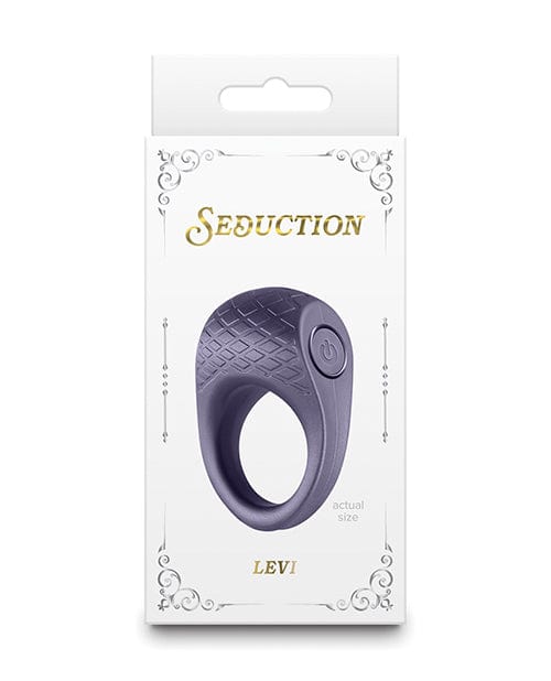 Seduction Levi Cock Ring - Metallic Grey Penis Enhancement