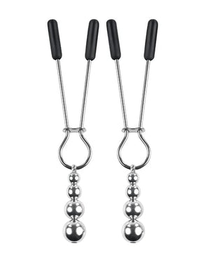 Selopa Beaded Nipple Clamps Bondage Blindfolds & Restraints