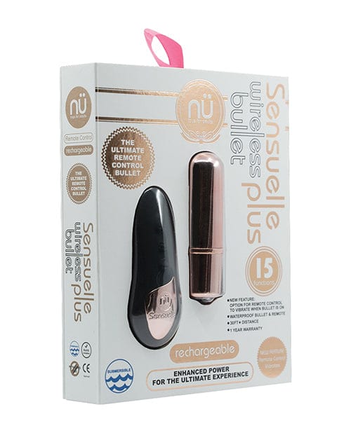 Sensuelle Remote Control Wireless Bullet Plus Rose Gold Stimulators