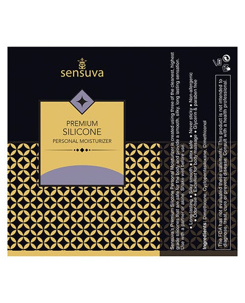 Sensuva Premium Silicone Personal Moisturizer - 1.93 oz Lubricants