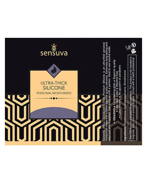 Sensuva Ultra Thick Silicone Personal Moisturizer - 1.7 oz Lubricants