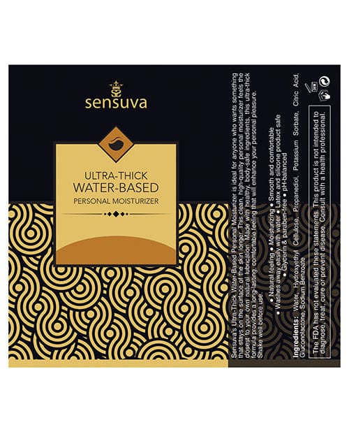 Sensuva Ultra Thick Water Based Personal Moisturizer - 1.93 oz  Salted Caramel Lubricants