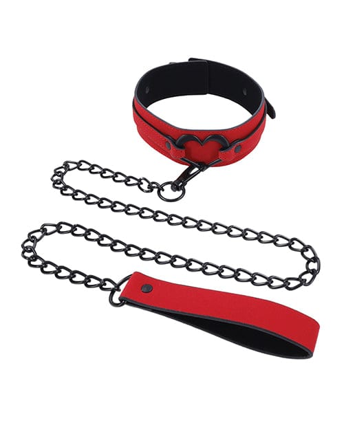 Sex & Mischief Amor Collar and Leash Bondage Blindfolds & Restraints