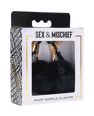 Sex & Mischief Puff Nipple Clamps Bondage Blindfolds & Restraints