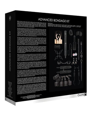 Shots Advanced Bondage Kit - Black Bondage Blindfolds & Restraints