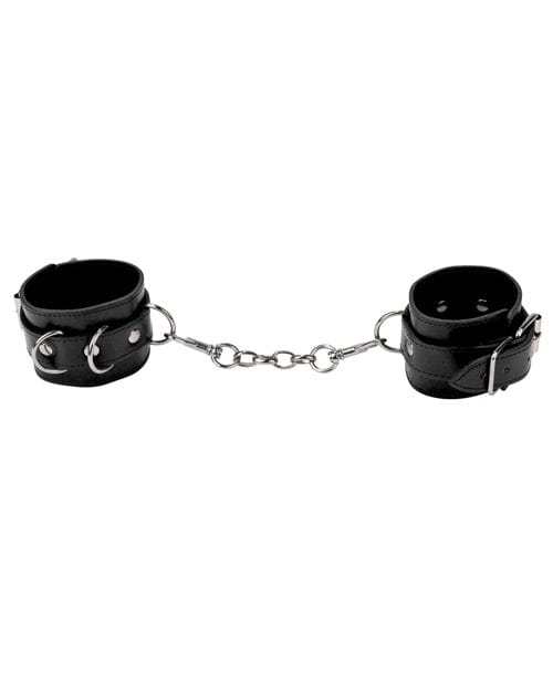 Shots Ouch Leather Cuffs Black Bondage Blindfolds & Restraints