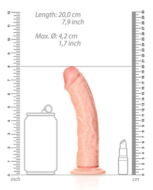 Shots Realrock Realistic 7" Curved Dildo Dongs & Dildos