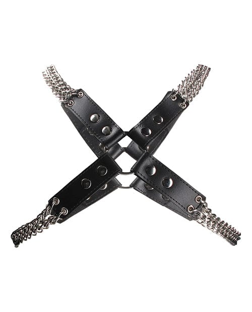 Shots Uomo Chain & Chain Harness - Black Bondage Blindfolds & Restraints