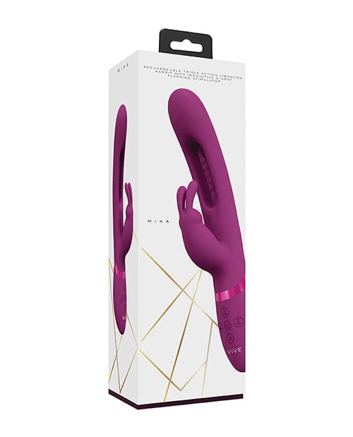 Shots Vive Mika Flapping Tougue Rabbit Vibrator Pink Vibrators