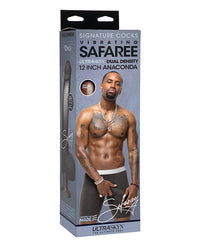 Signature Cocks ULTRASKYN Cock with Vac-U-Lock Suction – Safaree’s Anaconda: 12” Lifelike Vibrating Dildo