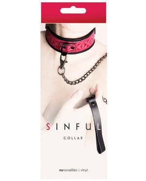 Sinful Collar Pink Bondage Blindfolds & Restraints