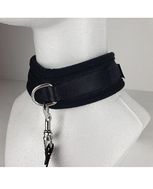 Spartacus Collar & Leash - Neoprene Bondage Blindfolds & Restraints