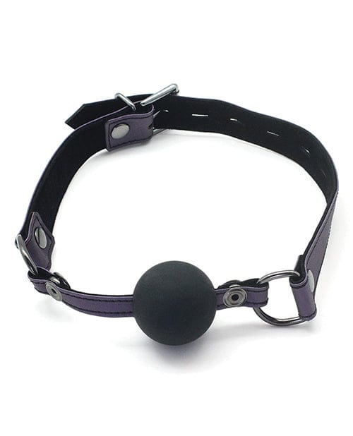 Spartacus Galaxy Legend Silicone Ball Gag - Purple Bondage Blindfolds & Restraints