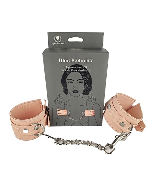 Spartacus Organsilicone PU Wrist Restraints Bondage Blindfolds & Restraints