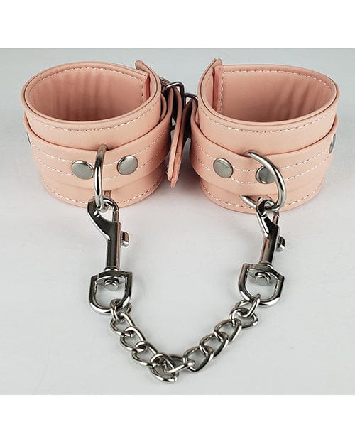 Spartacus Organsilicone PU Wrist Restraints Bondage Blindfolds & Restraints