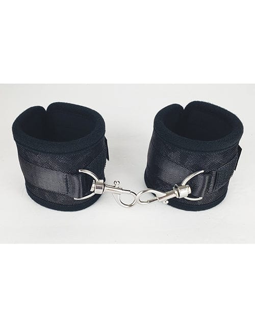 Spartacus Wrist Restraints - Neoprene Black Bondage Blindfolds & Restraints