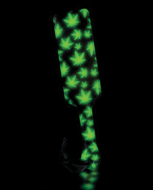 Stoner Vibes Glow in the Dark Paddle - Green Bondage Blindfolds & Restraints