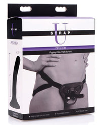 Strap U Pegged Pegging Dildo w/Harness: Beginner-Friendly Strap-On Kit for Confident Exploration