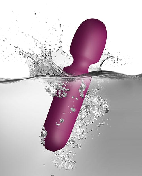 SugarBoo Playful Passion Wand Vibrator - Burgundy Massage Products