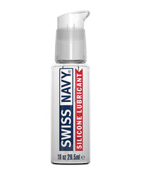 Swiss Navy Silicone Lubricant - 1 oz Bottle: Smooth, Long-Lasting Relief for Intimate Comfort