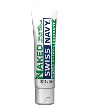 Swiss Navy Naked All Natural Lubricant 10 Ml Lubricants