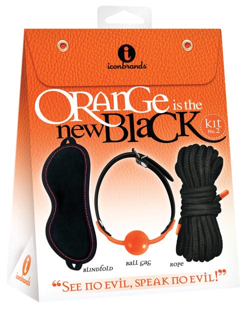 The 9's Orange is the New Black Kit #2 - See No Evil Speak No Evil Bondage Blindfolds & Restraints