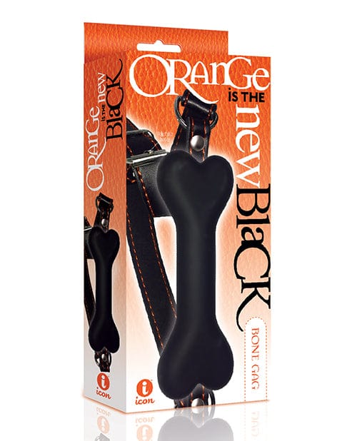 The 9's Orange is the New Black Silicone Bone Gag Bondage Blindfolds & Restraints