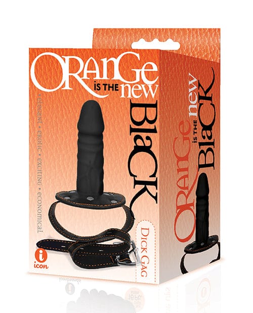 The 9's Orange is the New Black Silicone Dick Gag Bondage Blindfolds & Restraints