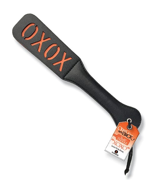The 9's Orange is the New Black Slap Paddle - XOXO Bondage Blindfolds & Restraints