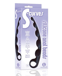 The 9's S-Curved Silicone Anal Beads: Extra-Long Stimulation for Intense Pleasure