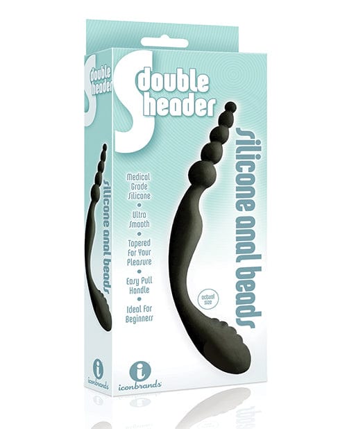 The 9's S Double Header Double Ended Silicone Anal Beads Anal Products