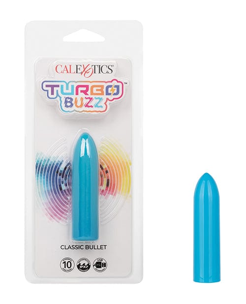 Turbo Buzz Classic Bullet Stimulator Blue Stimulators