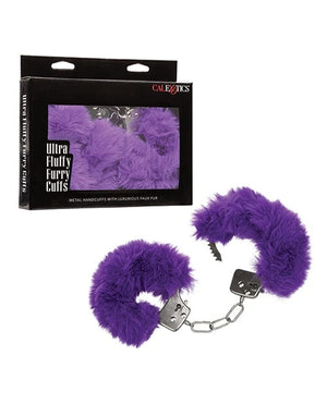 Ultra Fluffy Furry Cuffs Purple Bondage Blindfolds & Restraints