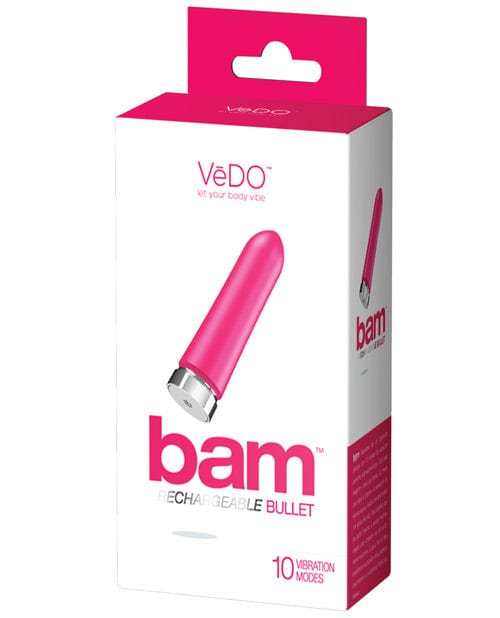 Vedo Bam Rechargeable Bullet Foxy Pink Stimulators