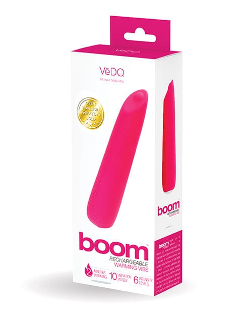 Vedo Boom Rechargeable Ultra Powerful Vibe Pink Vibrators