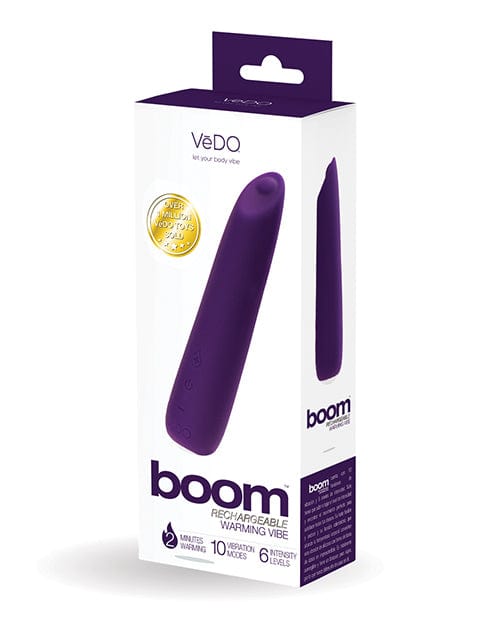 Vedo Boom Rechargeable Ultra Powerful Vibe Purple Vibrators