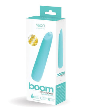 Vedo Boom Rechargeable Ultra Powerful Vibe Turquoise Vibrators