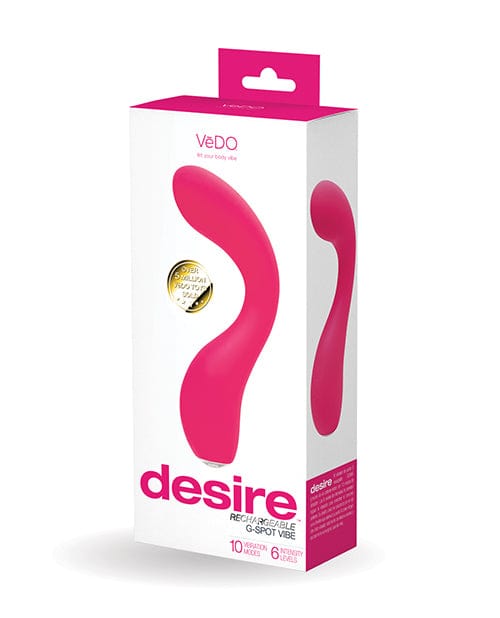 VeDo Desire Rechargeable G-Spot Vibe Pink Vibrators